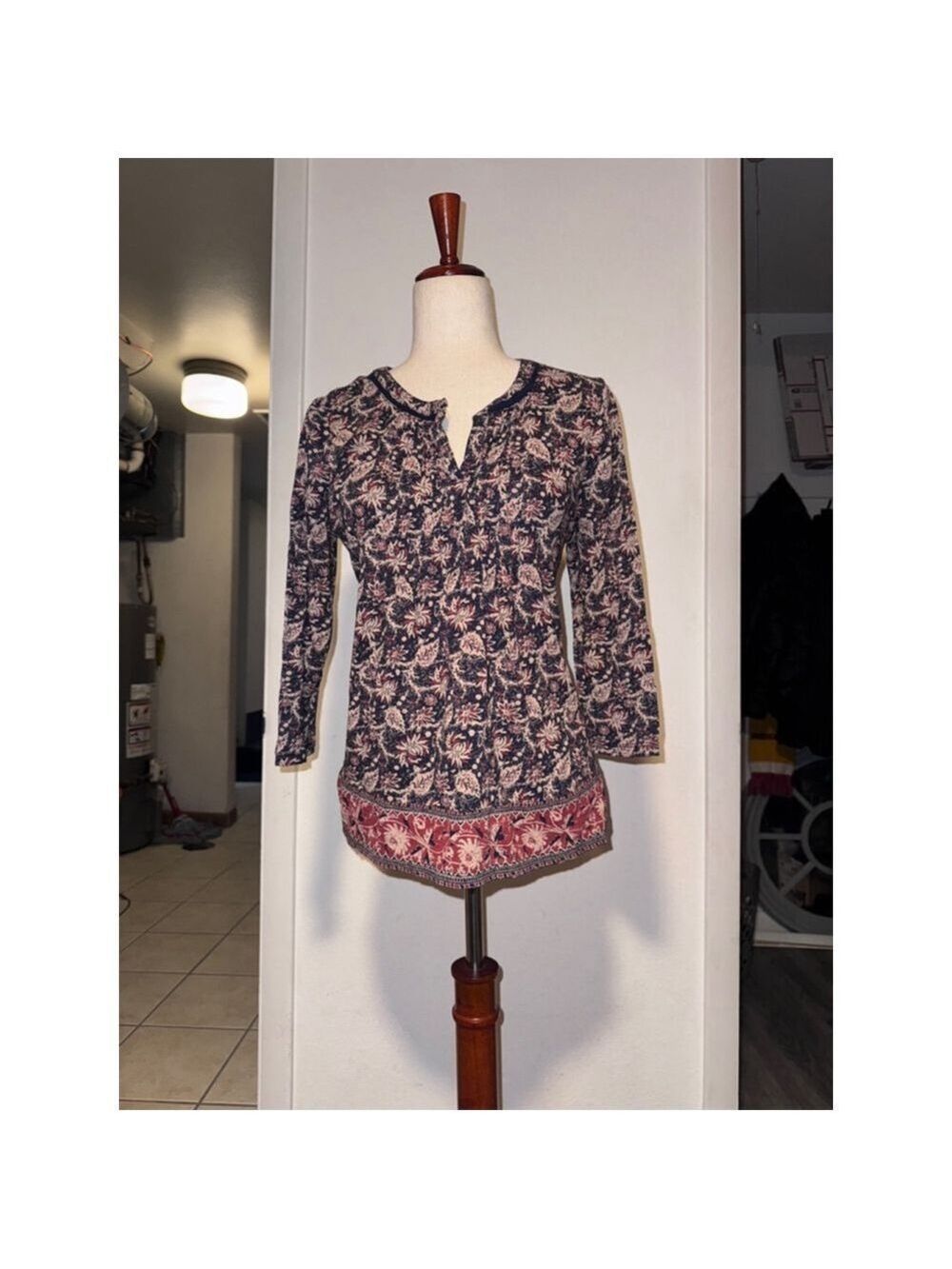 Lucky Brand shirt sz large light summer shirt